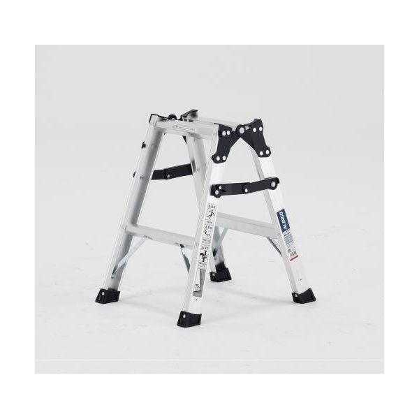 【個人宅配送不可】直送 代引不可 エスコ EA903AB-11A 【代引不可・他メーカー同梱不可】 ０．５２ｍ　はしご兼用脚立（アルミ製） EA9【キャンセル不可】