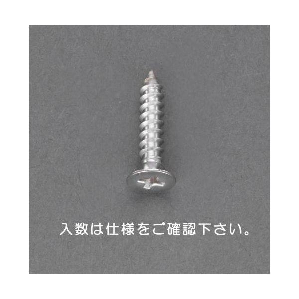 エスコ EA949AL-228 Ｍ４　ｘ　６０ｍｍ 皿頭タッピングビス（ステンレス製／１０本） EA949AL228【キャンセル不可】