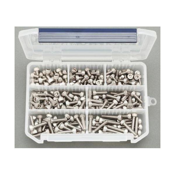 【個人宅配送不可】直送 代引不可 エスコ EA949MB-6  Ｍ６　六角穴付ボルトセット（ステンレス製） EA949MB6【キャンセル不可】