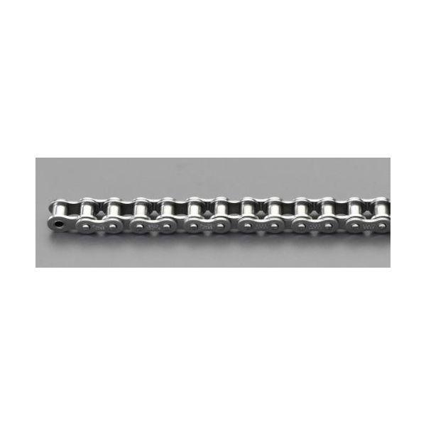 【個人宅配送不可】直送 代引不可 エスコ EA967EG-40  ＃４０　１／２“（　１２．７ｍｍ）ｘ３ｍ　ローラーチェーン（ステンレス）【キャンセル不可】