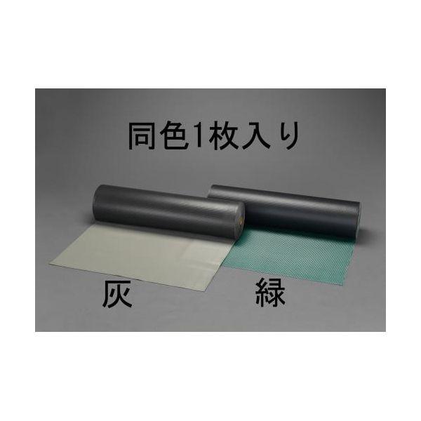 【個人宅配送不可】直送 代引不可 エスコ EA997RB-67  ０．９１ｘ２０ｍ／１．７ｍｍ　ビニールマット（緑） EA997RB67【キャンセル不可】