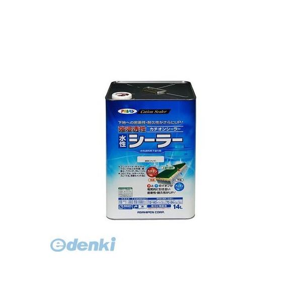 直送 代引不可・他メーカー同梱不可 アサヒペン 4970925458193 アサヒペン 強浸透性水性シーラー １４Ｌ 透明（クリヤ） AP
