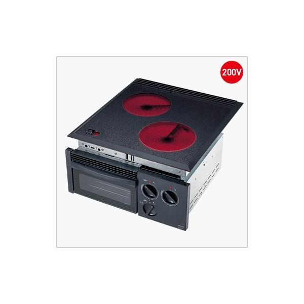 三化工業 SNK SRH-252G ハイラジエントヒーター　ビルトイン2口(グリル付) SRH252G