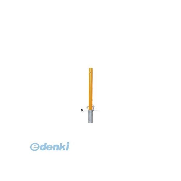 (法人限定)帝金:バリカーピラー型 φ76.3 脱着式 両フック 53-C白色 両フッ(メーカー直送品) ピラー型 φ76.3 スチール製