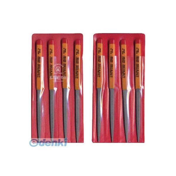 ツボサン  HM00801 組ヤスリ 8本組 腹丸 荒目