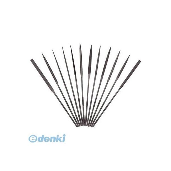 ツボサン HM01256T 精密ヤスリ 12本組 腹丸 ＃6