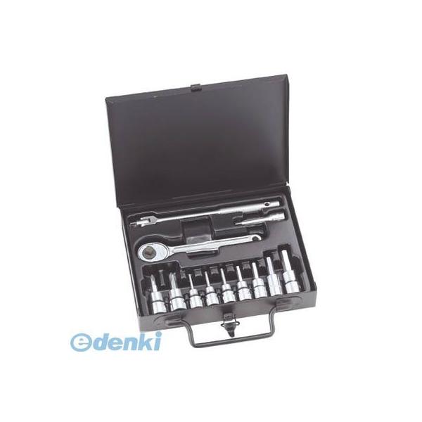 水戸工機  PH213M 1／4 ヘックスソケット ケースセット 9コマ13点の通販は 12,188円