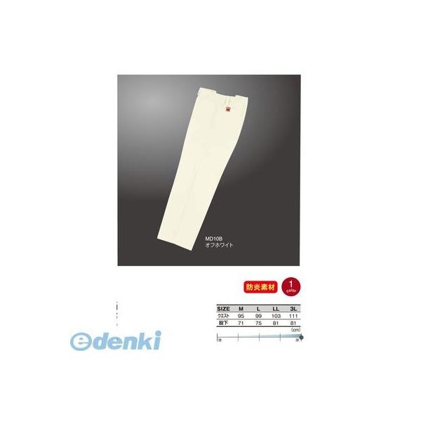 【個数：1個】アリオカ  4582263351175 防炎帆布防護服 下 MD10B LLサイズ キナリ