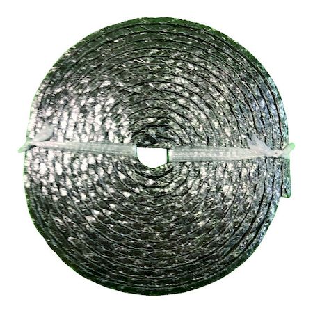 ダイコー D4104-9.5 グランドパッキン Ｄ４１０４ 膨張黒鉛編組パッキン インコネル合金線入り 幅９．５ｍｍ５ｍｍ D41049.5