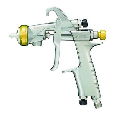 アネスト岩田 KIWAMI-1-13B4 自動車補修専用スプレーガン 重力式 ノズル口径 Φ１．３ パターン開き２５０ｍｍ KIWAMI113B4の通販は