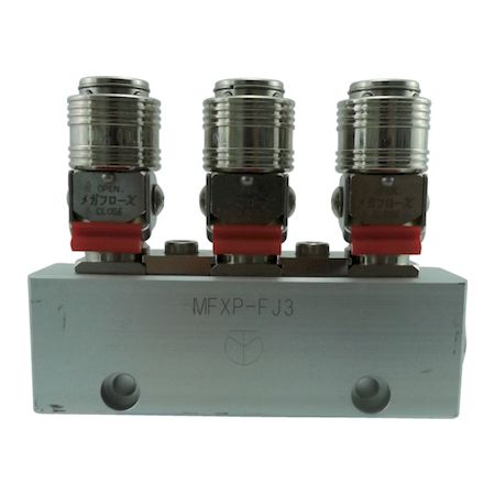 チヨダ MFXP-FJ3 金属カップリング フリージョイントＸパージ付 ３分岐管 MFXPFJ3