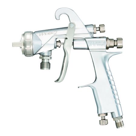 アネスト岩田 WIDER2-12G2P 大形スプレーガン 圧送式 ノズル口径 Φ１．２ パターン開き４００ｍｍ WIDER212G2P