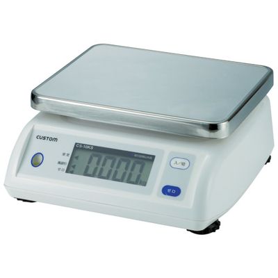 カスタム  CS-5000SS  シャワープルーフはかり（ステンレス皿付き） CS5000SS