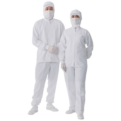 Ｌｉｎｅｔ  JK274C-02-4L  クリーンルーム用ウェア 異物混入防止対策上着 ＪＫ２７４Ｃ ４Ｌ 青 JK274C024L