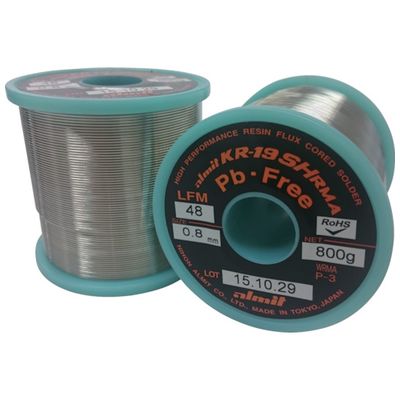 アルミット  KR19SHRMA-LFM48-P3-0.5MM  鉛フリーやに入りはんだ ＫＲ−１９ ＳＨ ＲＭＡ ＬＦＭ４８ ０．５ｍｍ KR19SHRMALFM48P30.5MM