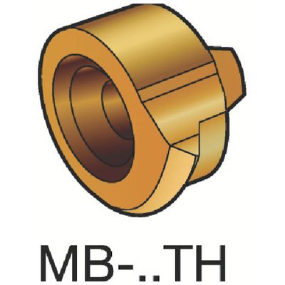 サンドビック  MB-07TH200UN-10R  【5個入】  コロカットＭＢ　小型旋盤用ねじ切りチップ　１０２５　ＣＯＡＴMB07TH200UN10R