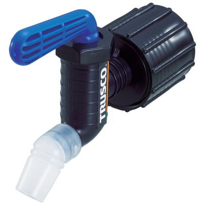 ＴＲＵＳＣＯ  QC-50-FKM-B  樹脂製給油コック　キューちゃん　口径５０　フッ素ゴム　青 QC50FKMB