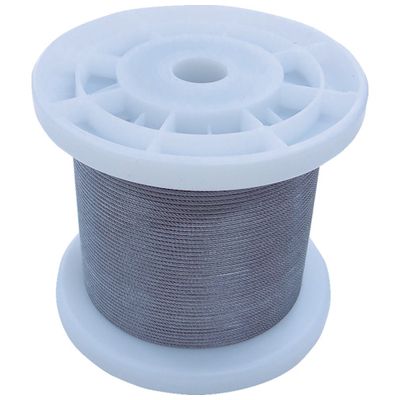 ニッサチェイン  TSY12V-CLR  透明コーティングワイヤロープ １．２ｍｍ×１００ｍ TSY12VCLR