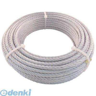 トラスコ中山  JWM12S30 ＪＩＳ規格品メッキ付ワイヤロープ ６Ｘ２４ Φ１２ｍｍＸ３０ｍ