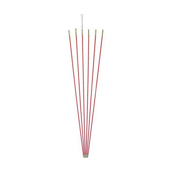 【個数：1個】 ジェフコム JEFCOM JF-5030 ケーブル牽引具 ジョイント釣り名人Ｊｒ． ロッド長さ１ｍ ロッド径５ｍｍ ロッド数６本 JF 8,309円