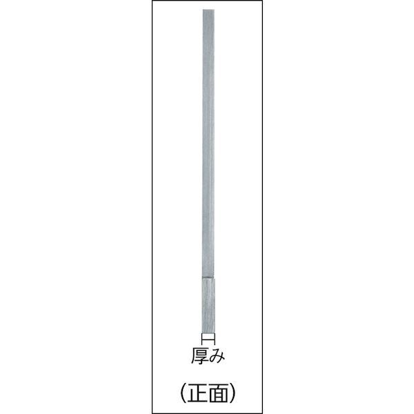 トラスコ TRUSCO ULD-1000 平型スコヤ １０００ｍｍ ＪＩＳ２級 ULD1000 102-8146 1000mm JIS2級_3
