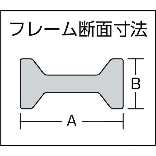トラスコ TRUSCO GLW500 Ｌクランプ標準型 最大口開５００ｍｍＸ深さ１２０ｍｍ GLW-500 129-1572_3