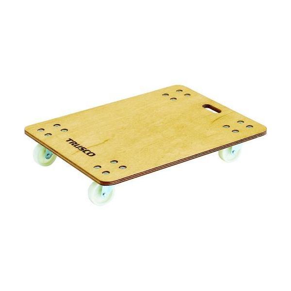 【個数：1個】 トラスコ TRUSCO PC-4560 合板平台車プティカルゴ ６００Ｘ４５０ ナイロン車 PC4560 505-7523