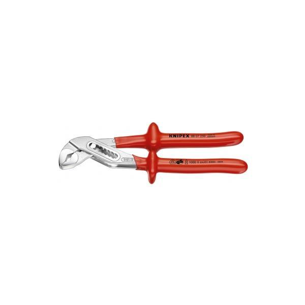 クニペックス（KNIPEX） 8807-250 １０００Ｖ絶縁ウォーターポンププライヤー アリゲーター ２５０ｍｍ
