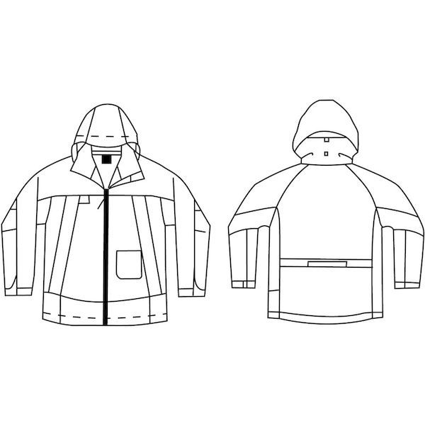 アイトス 56301-006-M ディアプレックス レインウエア ブルーＸチャコール Ｍ 56301006M 422-2679 アイトス 56301-006-M ディアプレックス レインウエア ブルーX