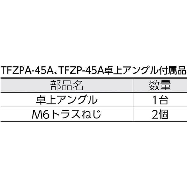 トラスコ中山 TRUSCO TFZPA45A 全閉式アルミハネ工場扇 ゼフィール 卓上タイプ TFZPA-45A_1