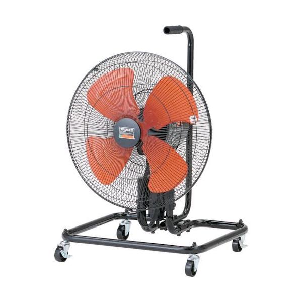 トラスコ中山 TRUSCO TFZPA45C 全閉式アルミハネ工場扇 ゼフィール キャスタータイプ TFZPA-45Cの通販は