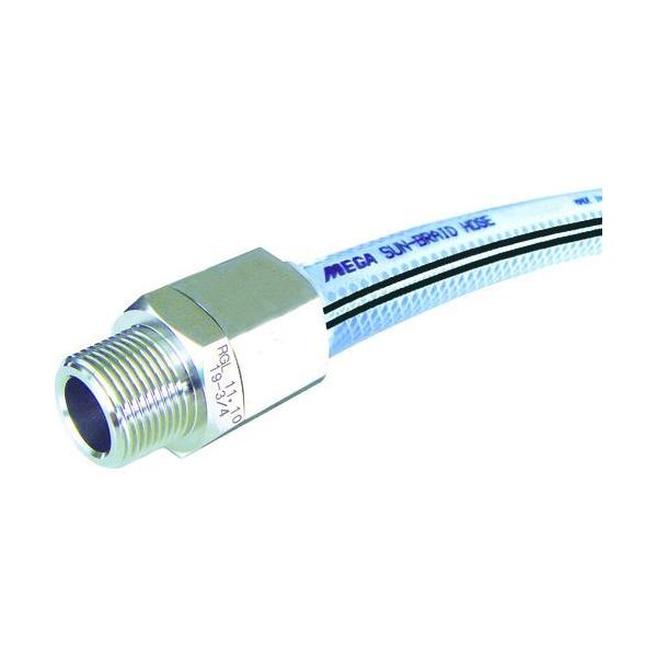 【個数：1個】十川産業 十川 SB2510TH251B ＭＥＧＡサンブレーホース ２５×３３ｍｍ １０ｍ 専用継手付 446-6853