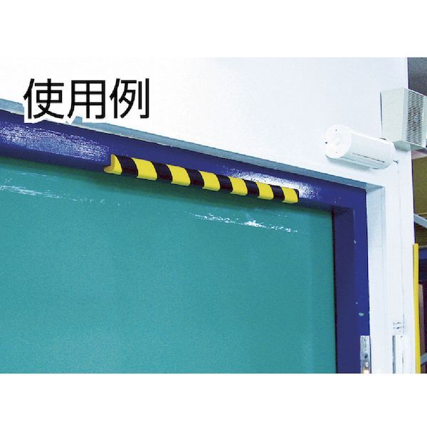【個数：1個】 トラスコ中山（ＴＲＵＳＣＯ） ＴＲＵＳＣＯ T10AC102 安心クッションL字型小 緑・白 10本入り 415-6374_1