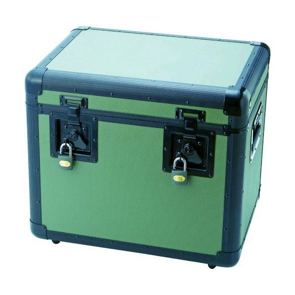 【個数：1個】 トラスコ中山（ＴＲＵＳＣＯ） ＴＲＵＳＣＯ TAC480OD 万能アルミ保管箱 オリーブドラブ 480X360X410 416-297
