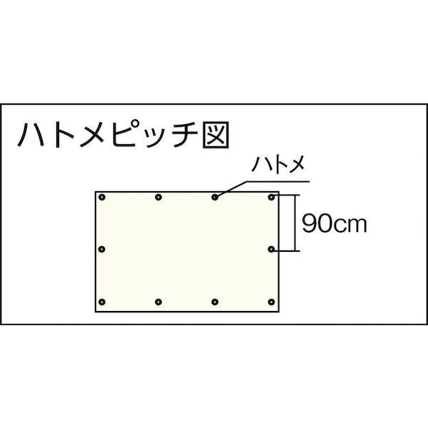 トラスコ中山 TRUSCO TUV130003654 10年シート 幅3．6mX長さ5．4m