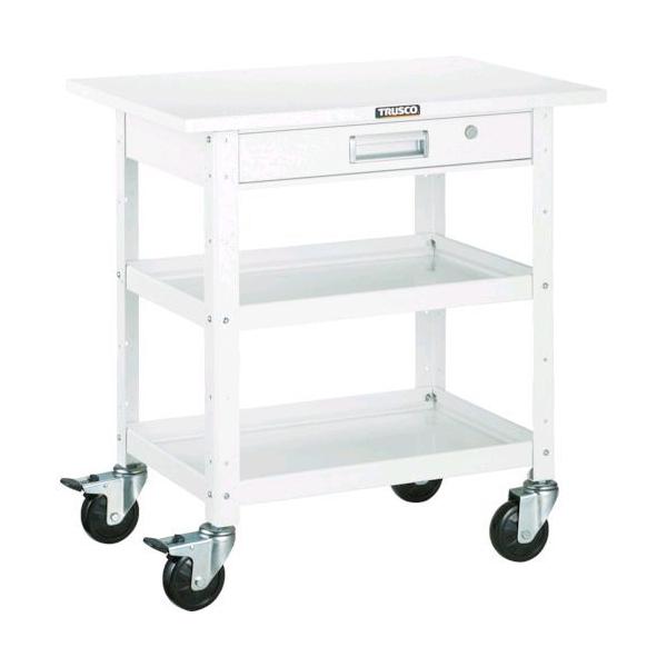 トラスコ中山 TRUSCO BDW962TVYG ツールワゴン バーディワゴン ６００Ｘ４００ 引出 天板付 ヤンググリーン BDW-962TV-YG