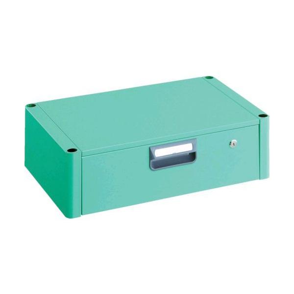 【個数：1個】 トラスコ中山 ＴＲＵＳＣＯ PEW64VYG ツールワゴン フェニックスワゴン １段引出 ６００Ｘ４００ ヤンググリーンの通販は