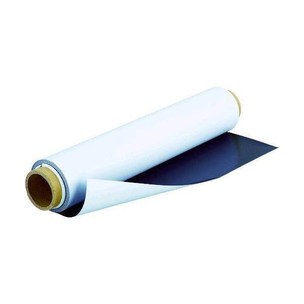 【個数：1個】 トラスコ中山 TRUSCO  TCMR046010W カラーマグネットロール 0．4X620mmX10mの通販は