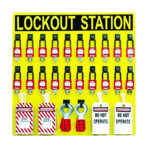 【個数：1個】パンドウイットコーポレーション パンドウイット PSL20SWCA ロックアウトステーションキット 20人用