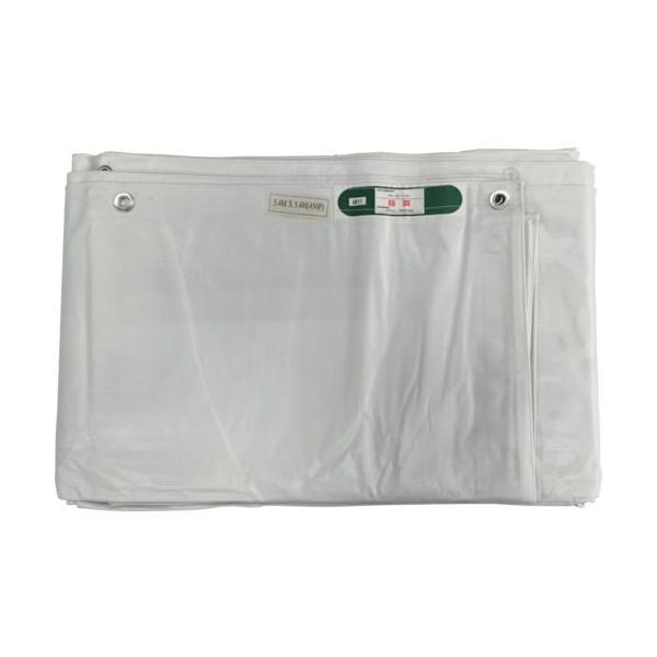 ユタカメイク B245 白防炎シート普及型　５．４ｍ×５．４ｍ 444-6577の通販は