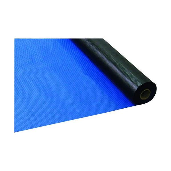 【個数：1個】 ワニ印  003022 塩ビマット　ダイヤマット　ブルー　１．５ｍｍ厚×９１５ｍｍ×２０ｍ巻の通販は
