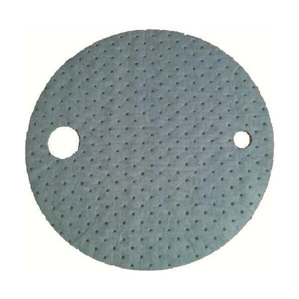 【個数：1個】ＪＯＨＮＡＮ AD550 吸収材 シートタイプ 油吸収材 ドラム缶用マット ２５枚入 油吸収量２０Ｌ
