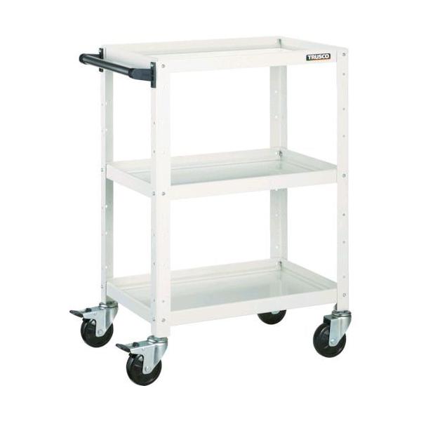 ＴＲＵＳＣＯ  BDW963W ツールワゴン バーディワゴン ６００Ｘ４００ＸＨ８８０ ３段 ホワイト BDW-963-W ホワイトの通販は