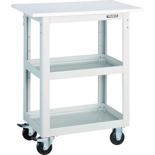 ＴＲＵＳＣＯ  DLWS963TYG ツールワゴン ドルフィン 天板付 ７５０Ｘ５００ ヤンググリーンの通販は