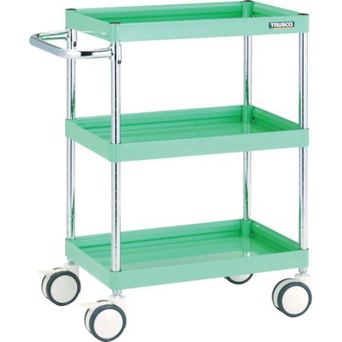 ＴＲＵＳＣＯ  FAW973DW ツールワゴン ファルコンワゴン ７５０×５００ ウレタン双輪車 ホワイトの通販は