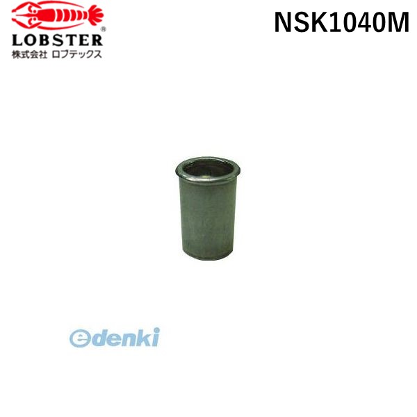 エビ［NSK1040M］ 日おおい中毒者“中毒者” 薄頭・スチール写真製 板厚４．０ Ｍ１０×１．５ ５００個入 ロブテックス LOBSTER