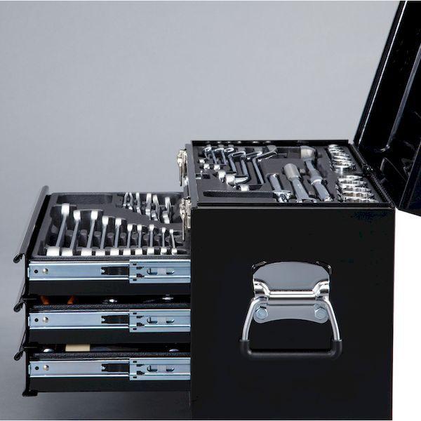 スーパー  S505R ツールケース チェストタイプ ３段引出し式 色：レッド 寸法：５０５×２３３×３００ｍｍ ツールケース3段引出し式 スーパーツール レッドの通販は