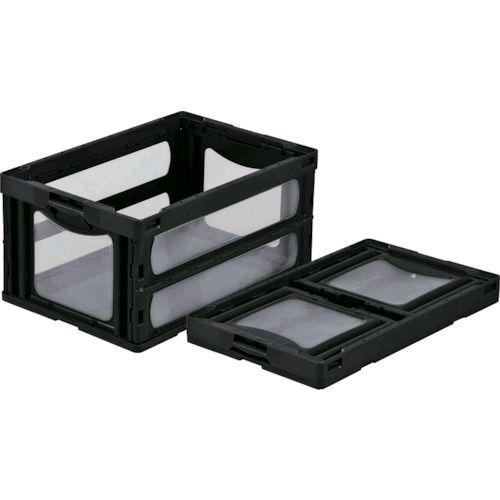 サンコー  SKOO75BBK 折りたたみコンテナー ５５９０７０ マドコンＯー７５Ｂブラック 三甲 O-75B 559070-00BK901TM