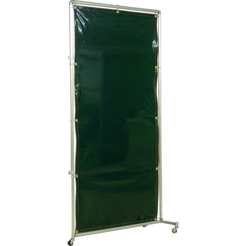 【個数：1個】吉野  YS12JCG 遮光フェンスアルミパイプ　１×２　接続キャスター　グリーンの通販は 29,918円