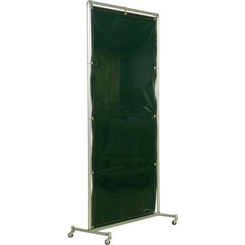 【個数：1個】 吉野  YS12SCG 遮光フェンスアルミパイプ　１×２　単体キャスター　グリーンの通販は 29,918円